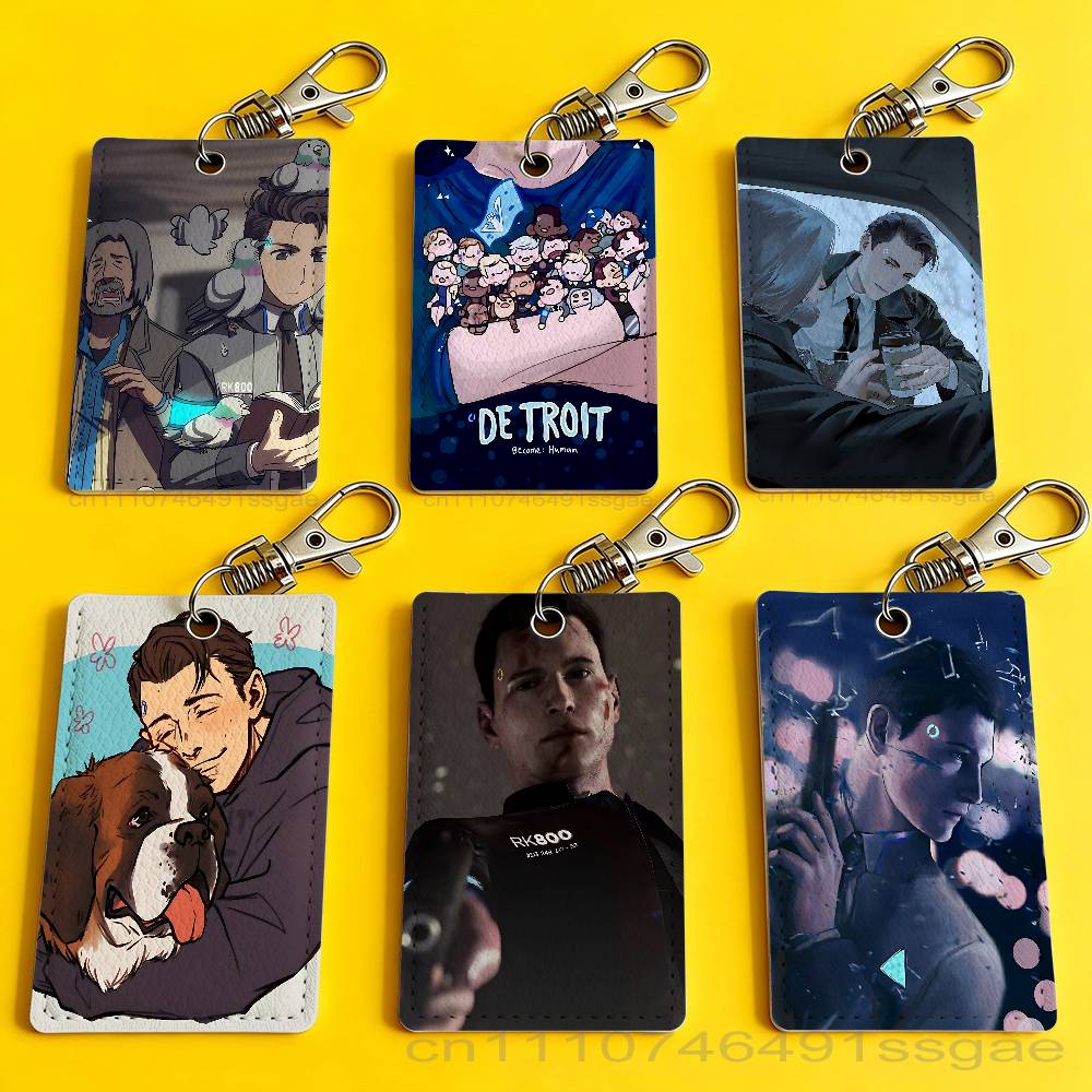 Lanyard Badge Holder - Cute D-Detroit Become Human Card Holder