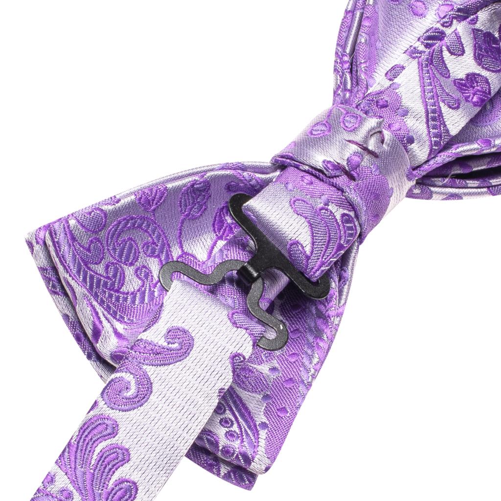 Purple Lilac Lavender Pansy Vi – Bow Tie Pre Tied recenzja i cena