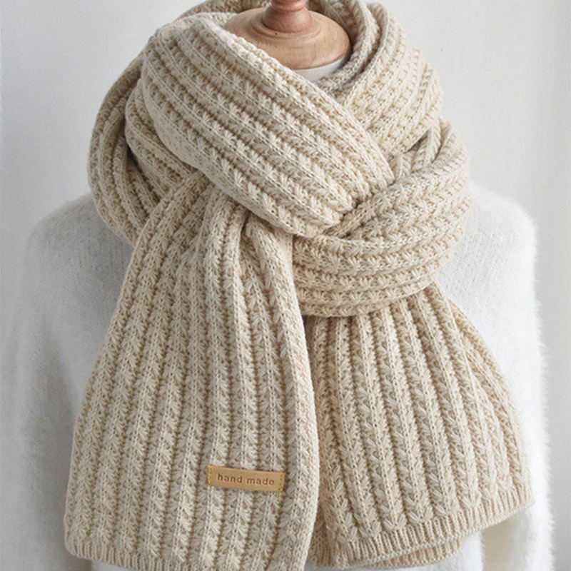 Thick Cable Knit Warm Cashmere – Muffler Men Wool recenzja i cena