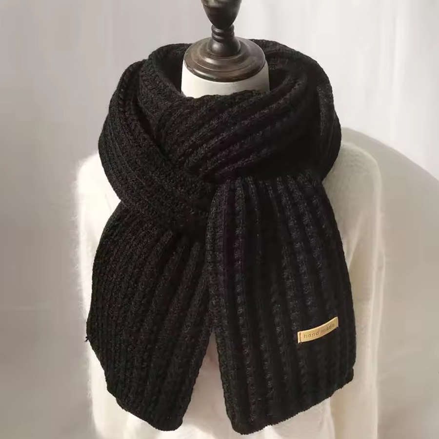Thick Cable Knit Warm Cashmere – Muffler Men Wool recenzja i cena