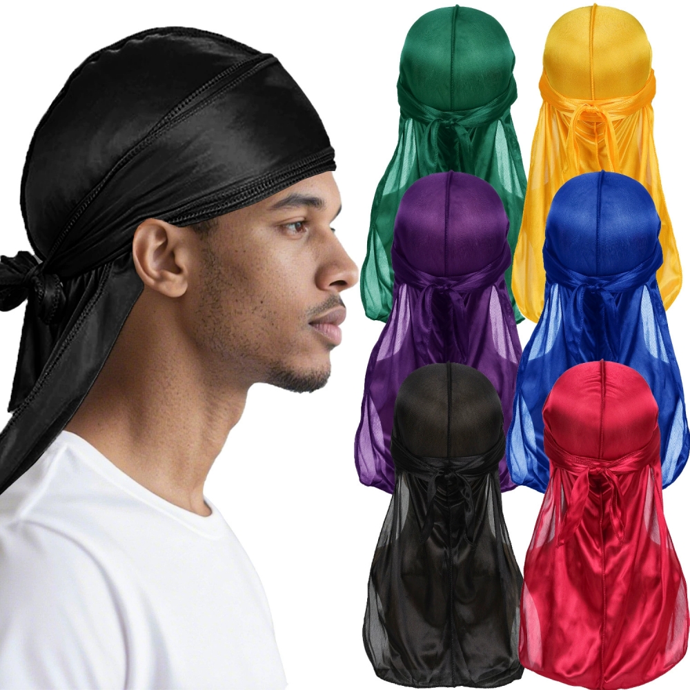 Men's Silk Durag Bonnet Bandan – Bandana Doo Rag recenzja i cena