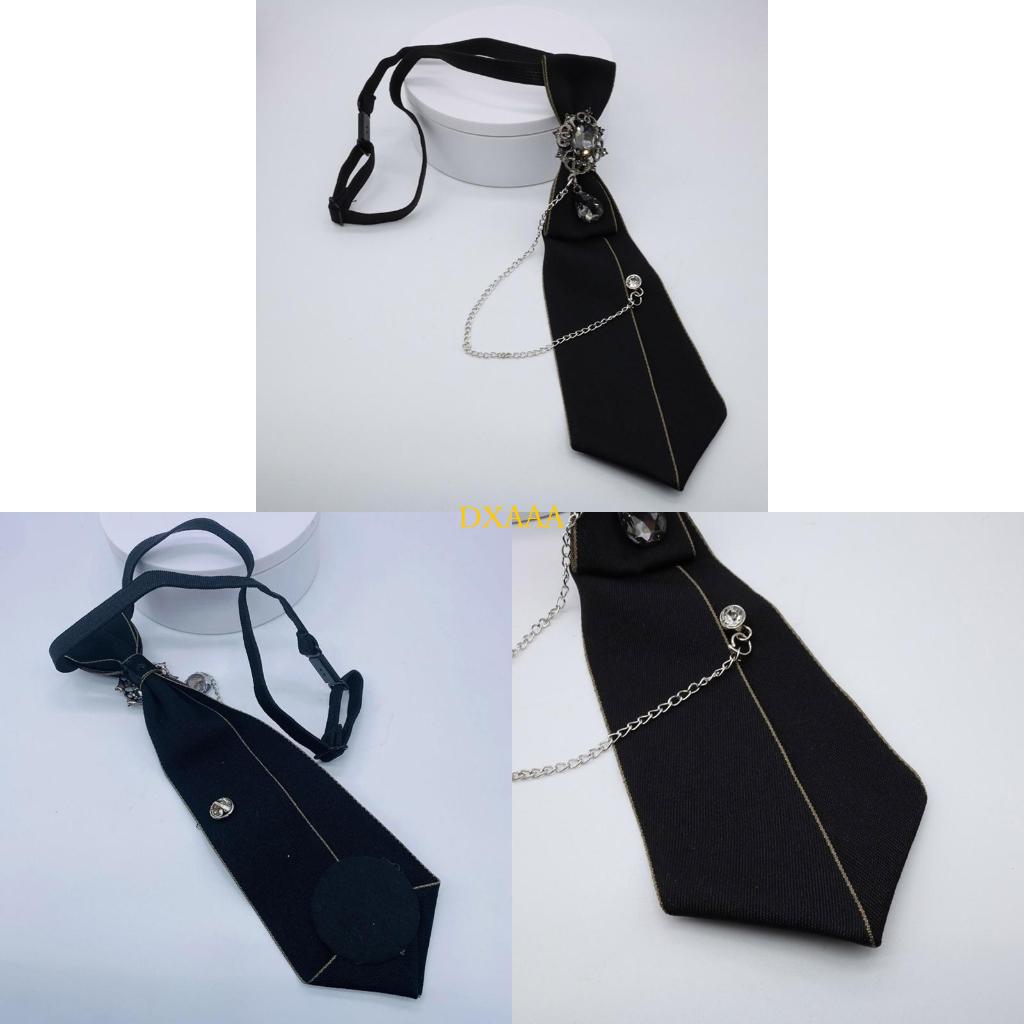 DXAA Women Gothic Tie Uniform  – Bow Tie Pre Tied recenzja i cena