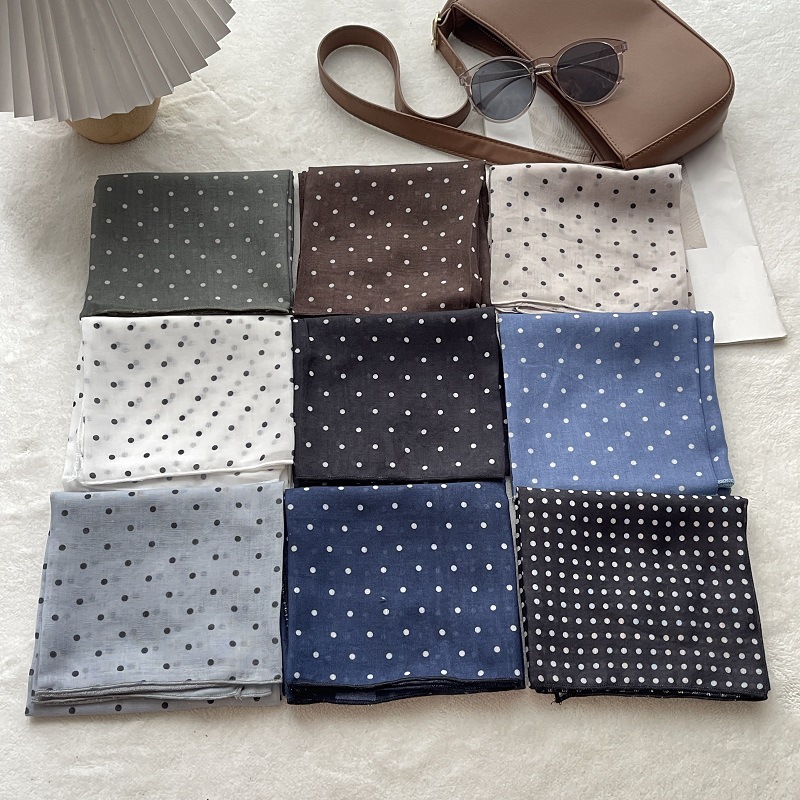 Lady Hair Dot Scarf Female Cot – Bandana Cotton recenzja i cena