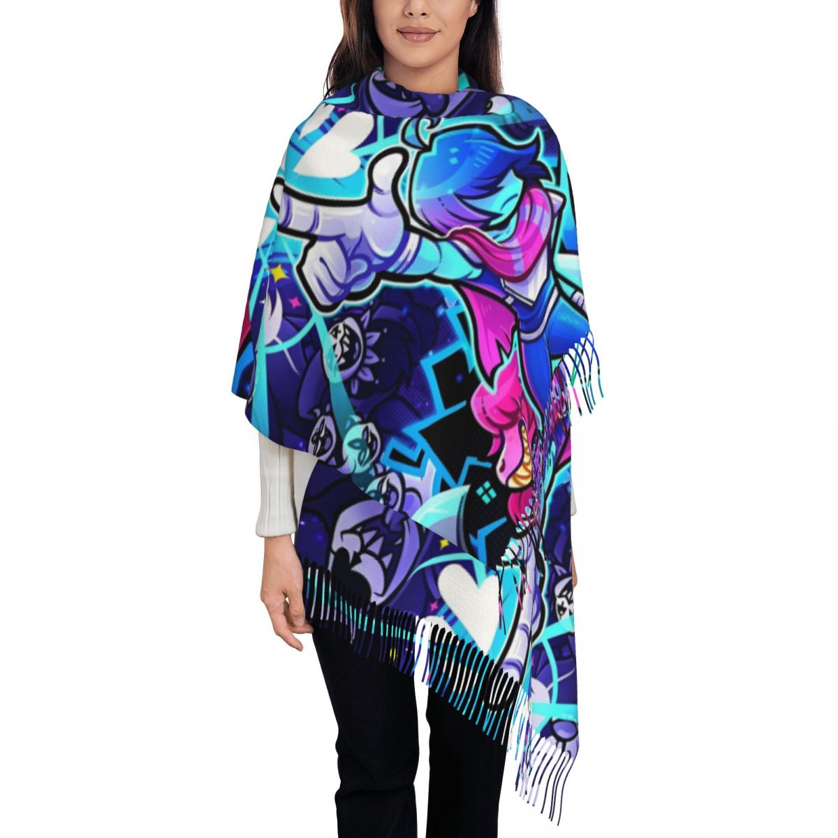 Deltarunes  Shawl Wraps Womens – Pashmina Wrap Large recenzja i cena