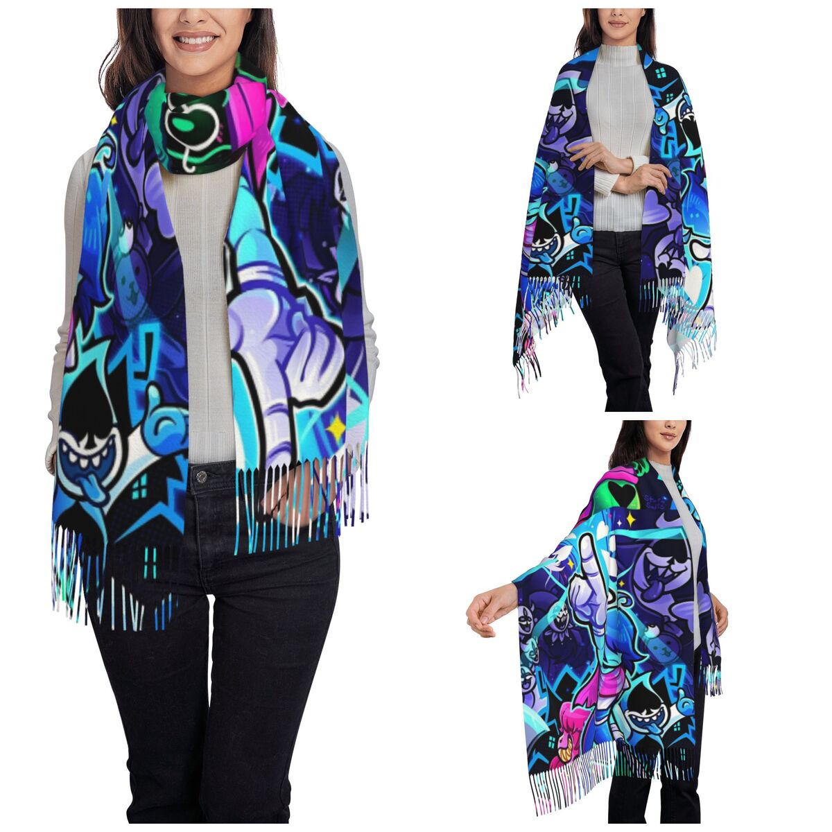 Deltarunes  Shawl Wraps Womens – Pashmina Wrap Large recenzja i cena