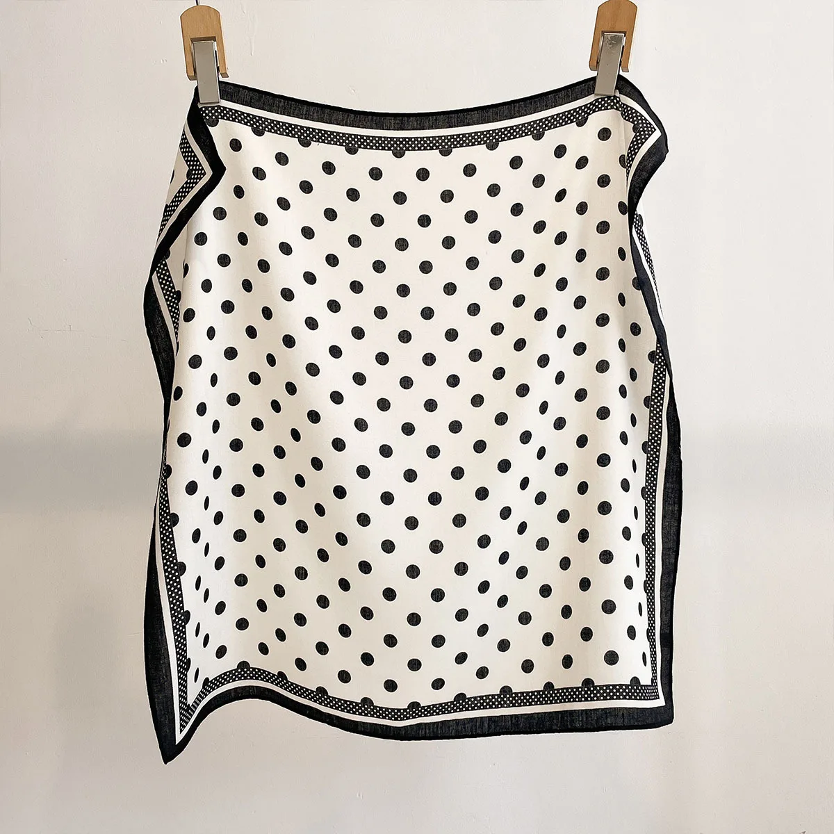 Luxury Polka Dot Printed Squar – Scarf Silk Square recenzja i cena