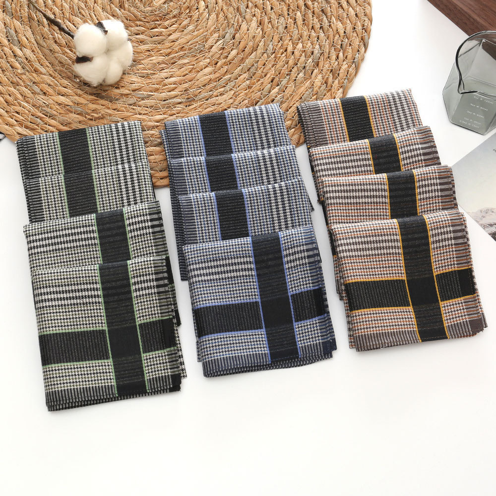 3/6/12 Pcs Men's Pure Cotton H – Handkerchief Cotton Men recenzja i cena