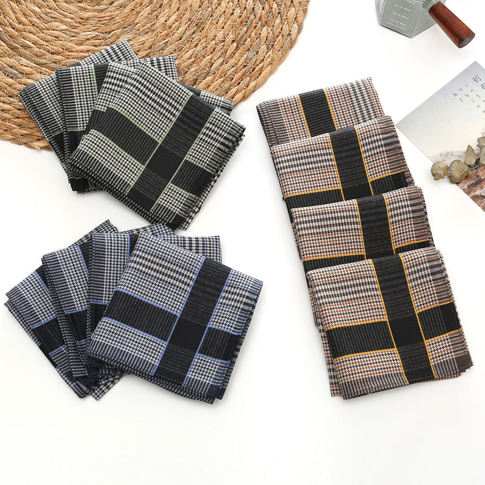 3/6/12 Pcs Men's Pure Cotton H – Handkerchief Cotton Men recenzja i cena