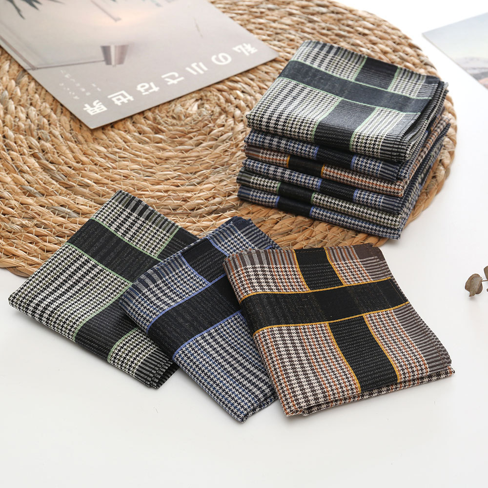 3/6/12 Pcs Men's Pure Cotton H – Handkerchief Cotton Men recenzja i cena