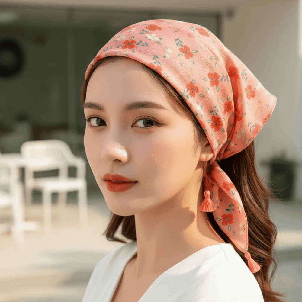 Neck Wrap Cotton-Linen Square  – Bandana Cotton recenzja i cena