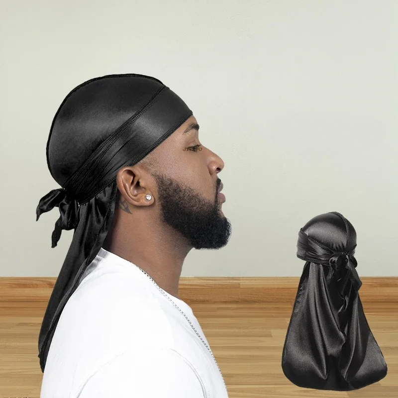 Fashion Long Tail Adult Satin  – Bandana Doo Rag recenzja i cena
