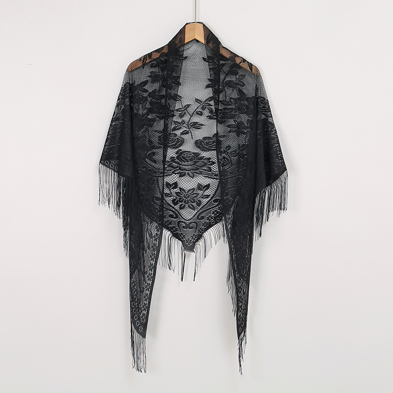 New Embroidery Lace Scarf Shaw – Stole Wedding Shawl recenzja i cena