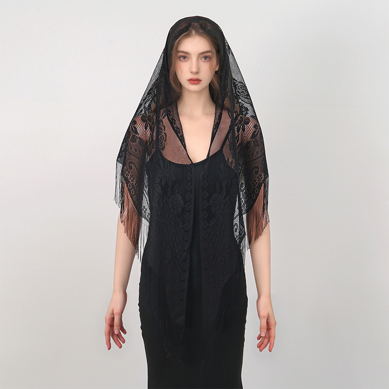 New Embroidery Lace Scarf Shaw – Stole Wedding Shawl recenzja i cena
