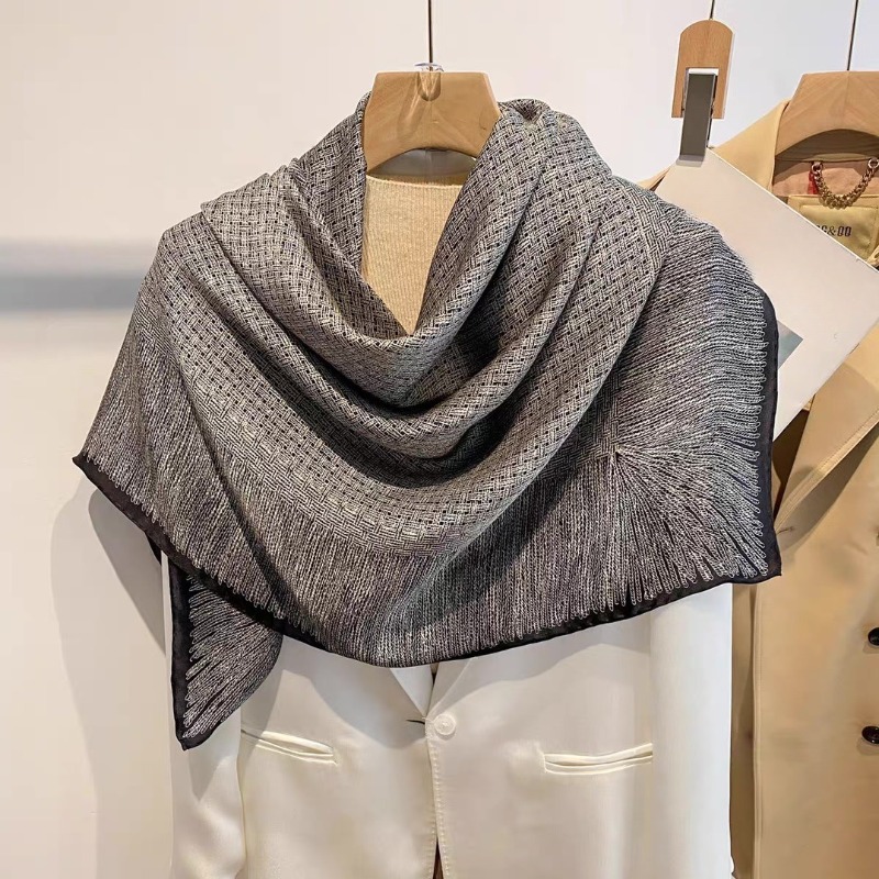 Oversized 110x110cm Real Silk  – Pashmina Wrap Large recenzja i cena