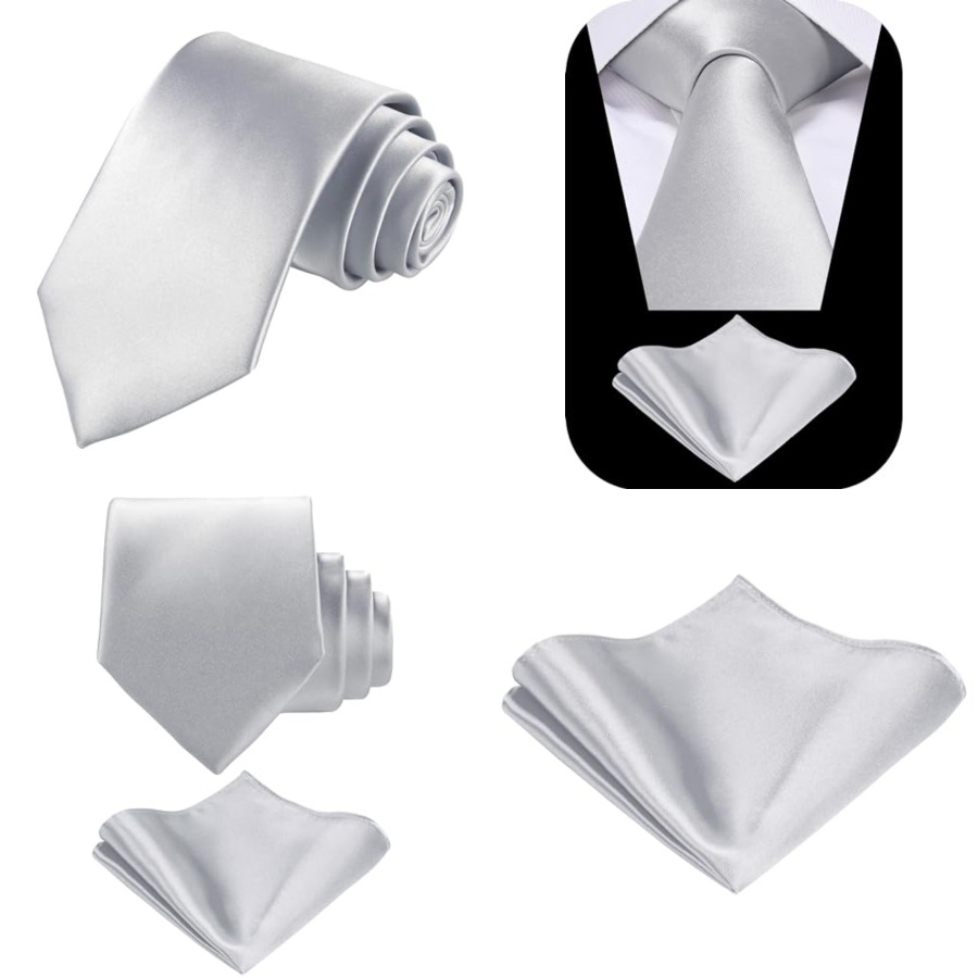Solid Satin Woven dyed Color F – Pocket Square Set recenzja i cena