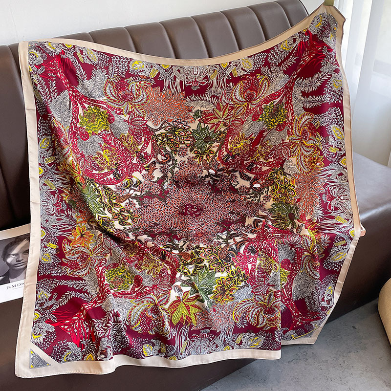 90*90cm Square Scarf Twill Cot – Bandana Cotton recenzja i cena