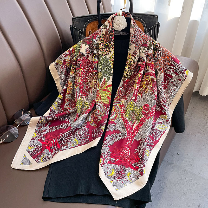90*90cm Square Scarf Twill Cot – Bandana Cotton recenzja i cena