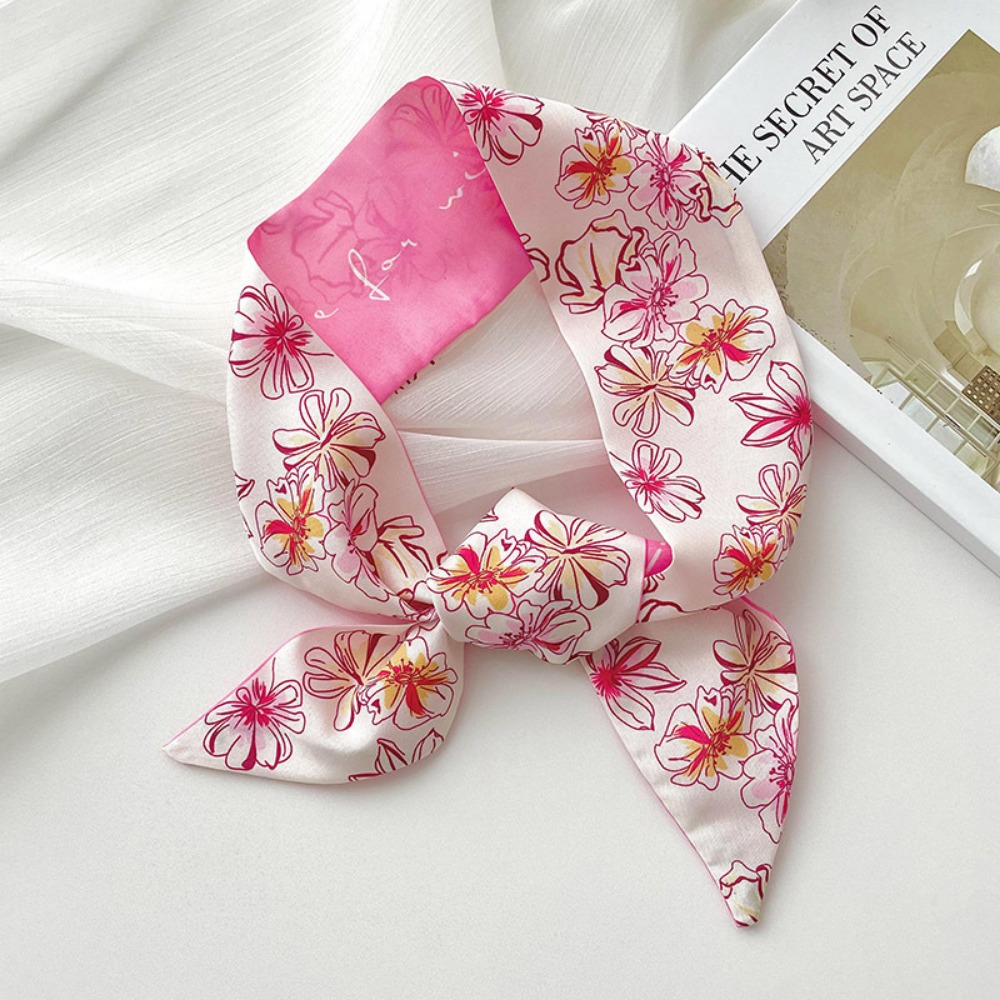 2-6pcs/set Silk Satin Scarf Wo – Ascot Neck Scarf recenzja i cena