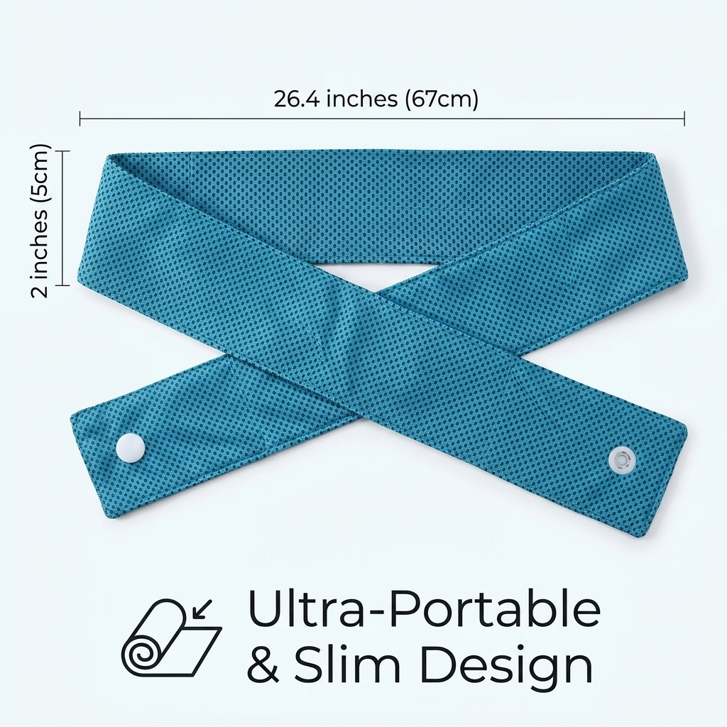 Cooling Neck Gaiter Scarf Band – Silk Neck Scarf recenzja i cena