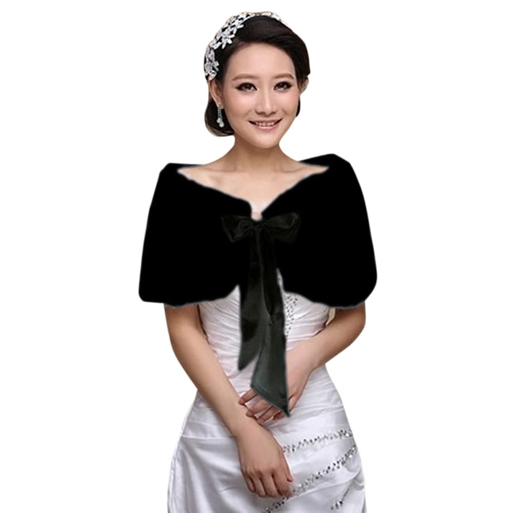 Women's Bridal Wedding Faux Fu – Stole Wedding Shawl recenzja i cena