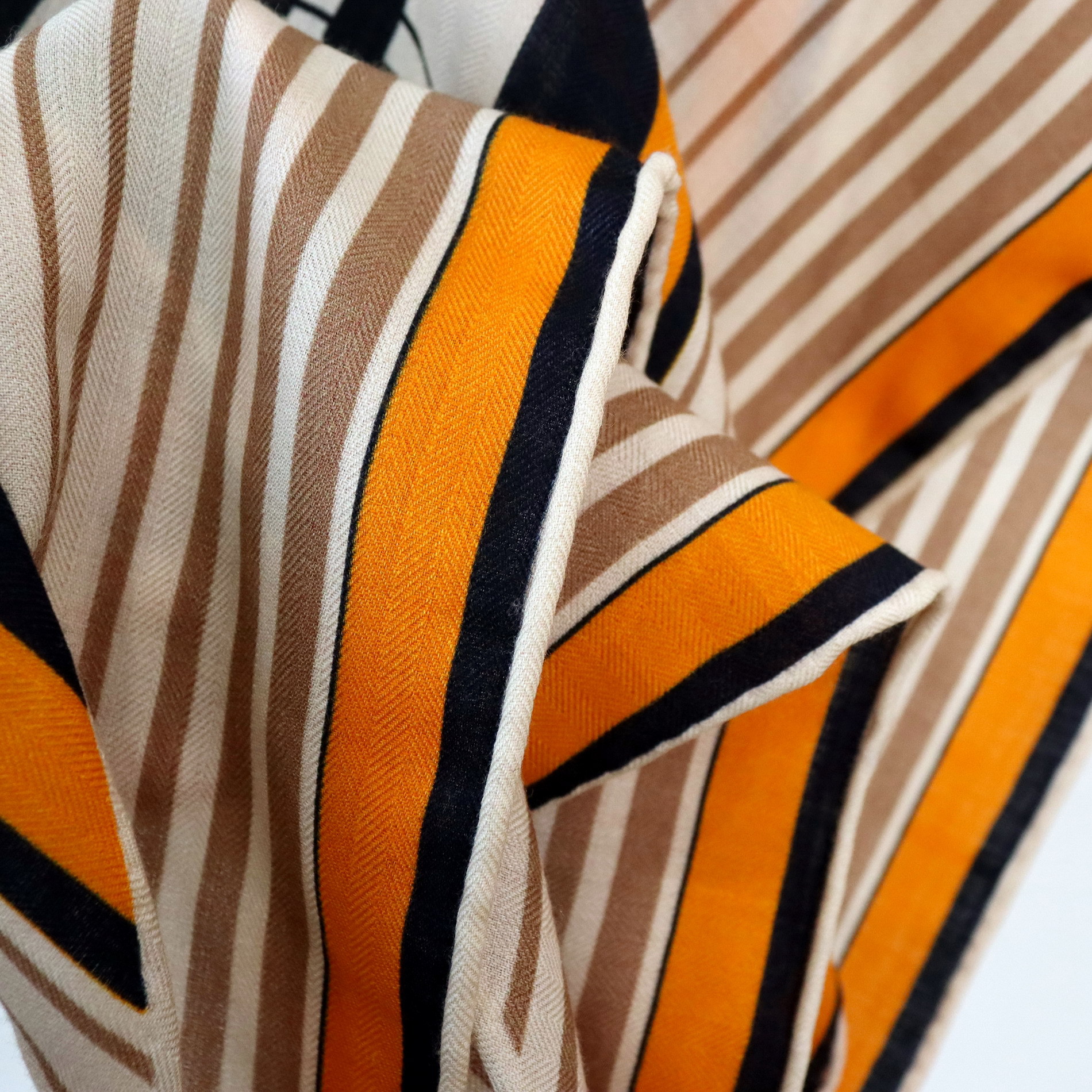 Vintage Equestrian Print Silk  – Pashmina Wrap Large recenzja i cena