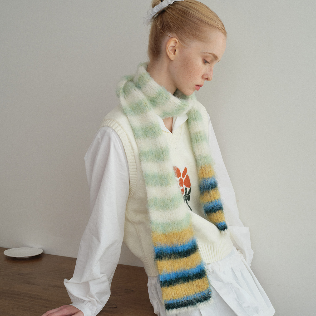 Women Winter Cashmere Scarf 20 – Woven Scarf Blanket recenzja i cena