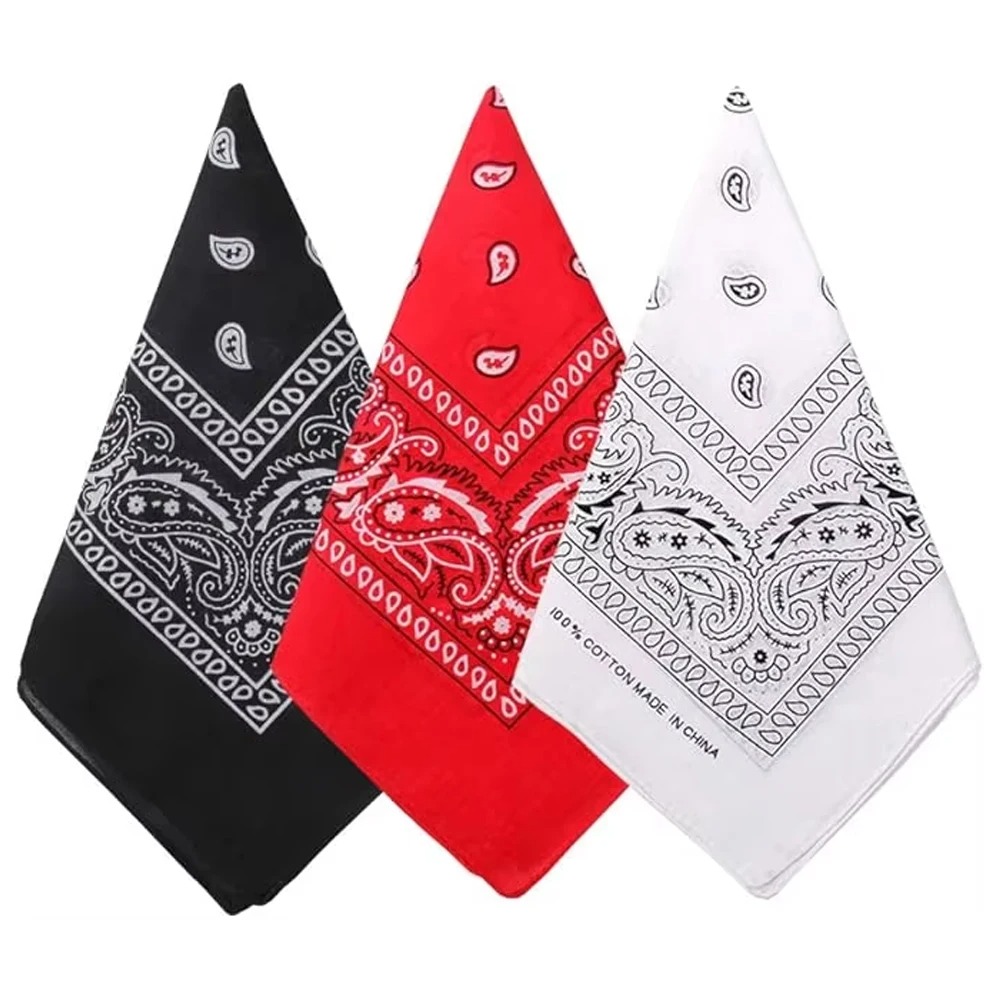 Unisex Men Women Bandana Hairb – Handkerchief Cotton Men recenzja i cena