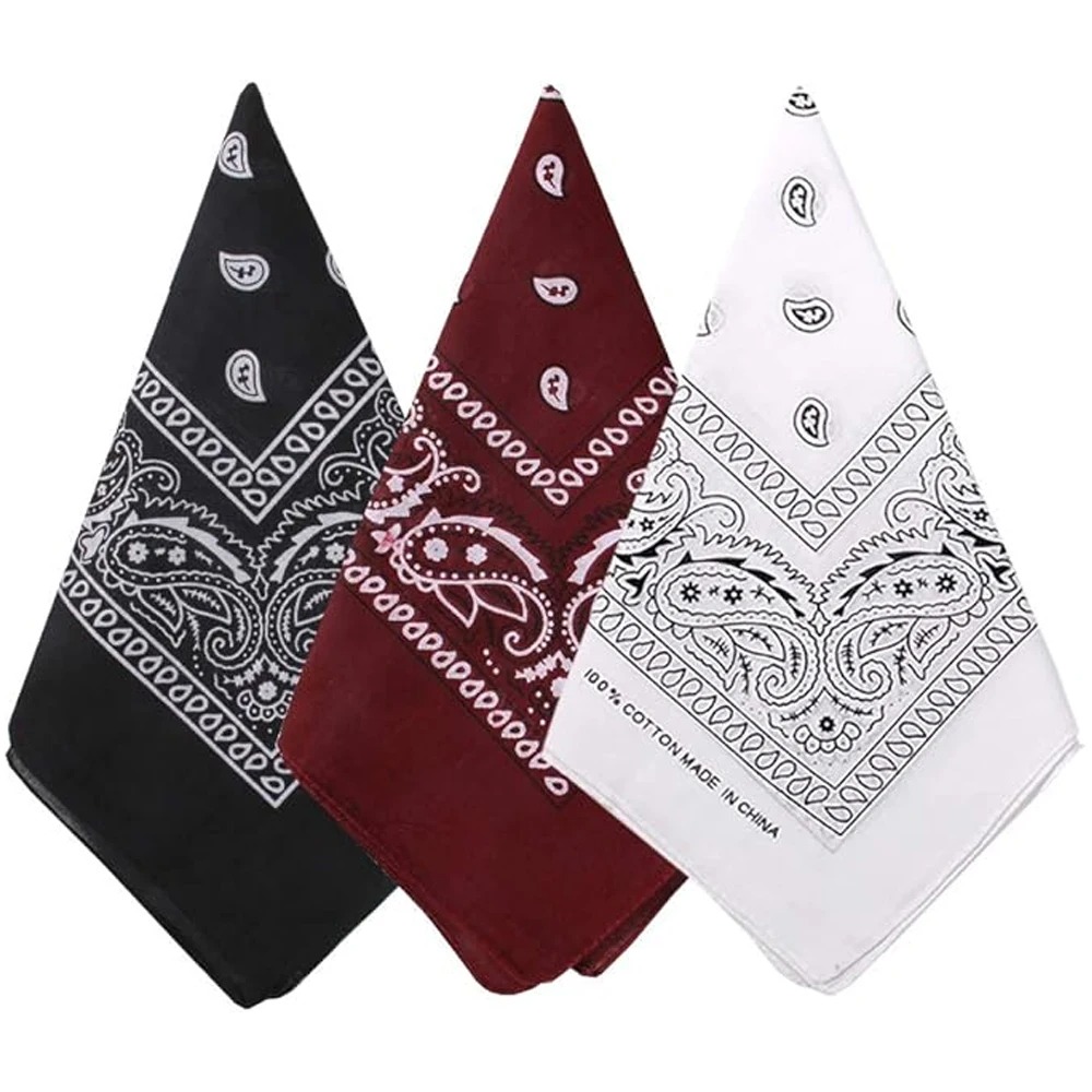 Unisex Men Women Bandana Hairb – Handkerchief Cotton Men recenzja i cena