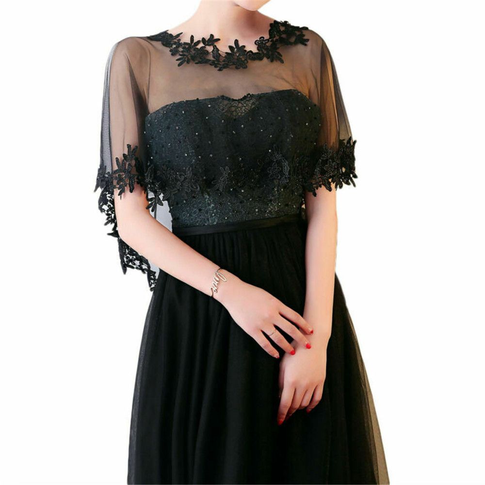 Fashion Lace Short Sleeve Shru – Stole Wedding Shawl recenzja i cena