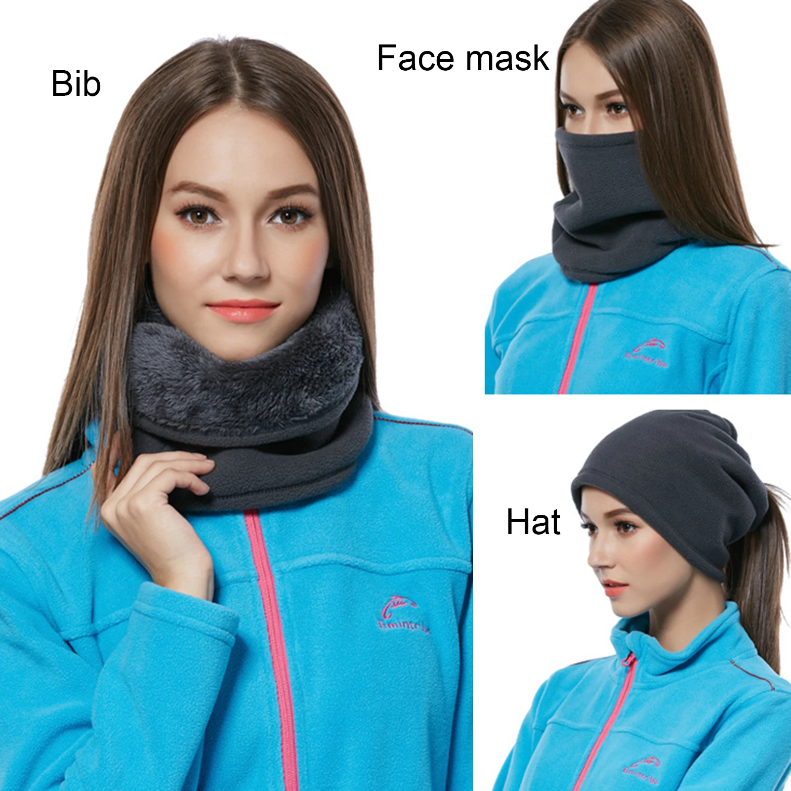 Outdoor Women Men Winter Warm  – Infinity Scarf Knit recenzja i cena