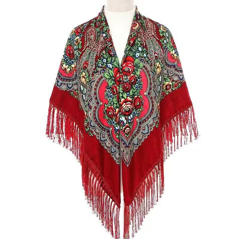 130*130cm Ethnic Printed Squar – Woven Scarf Blanket recenzja i cena