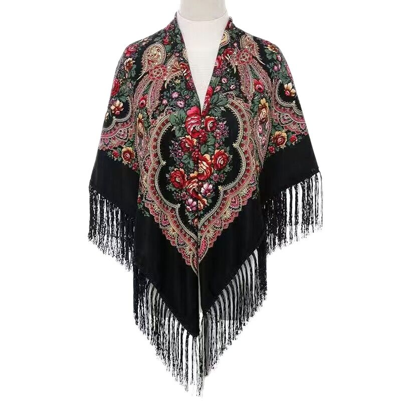 130*130cm Ethnic Printed Squar – Woven Scarf Blanket recenzja i cena
