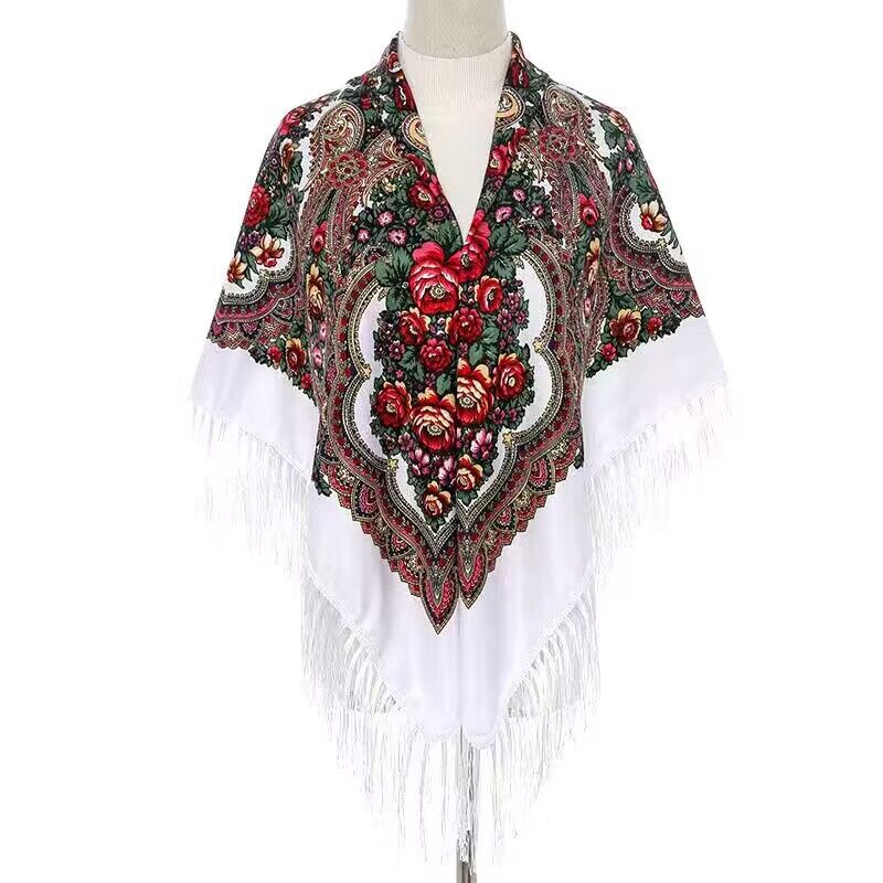 130*130cm Ethnic Printed Squar – Woven Scarf Blanket recenzja i cena