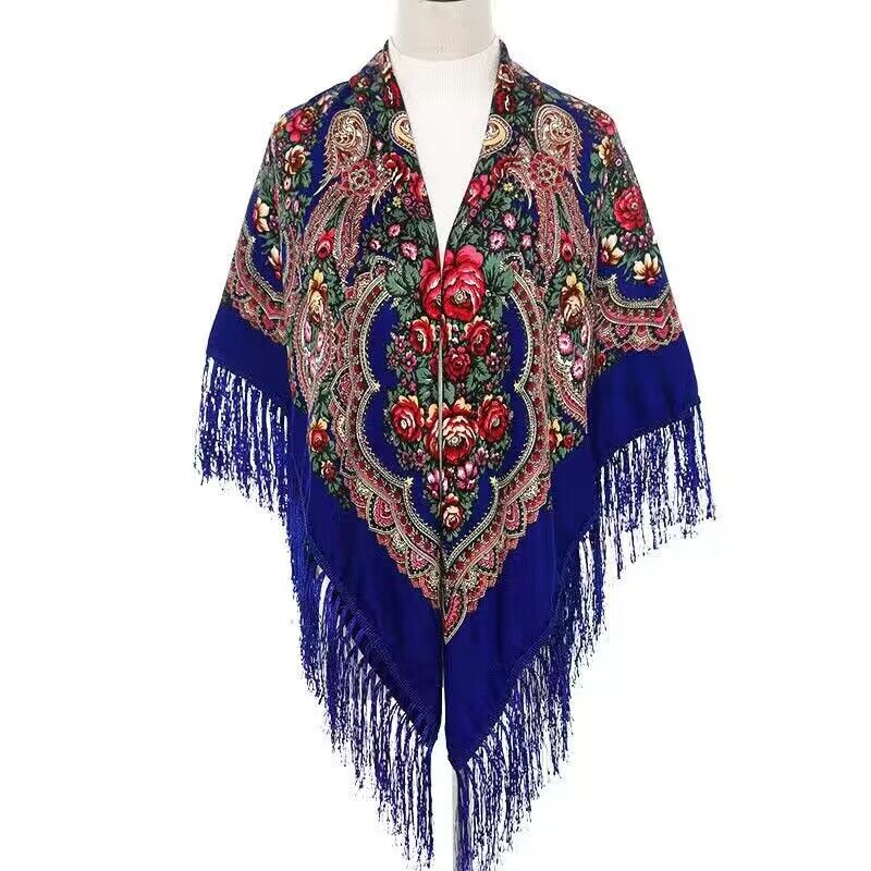 130*130cm Ethnic Printed Squar – Woven Scarf Blanket recenzja i cena