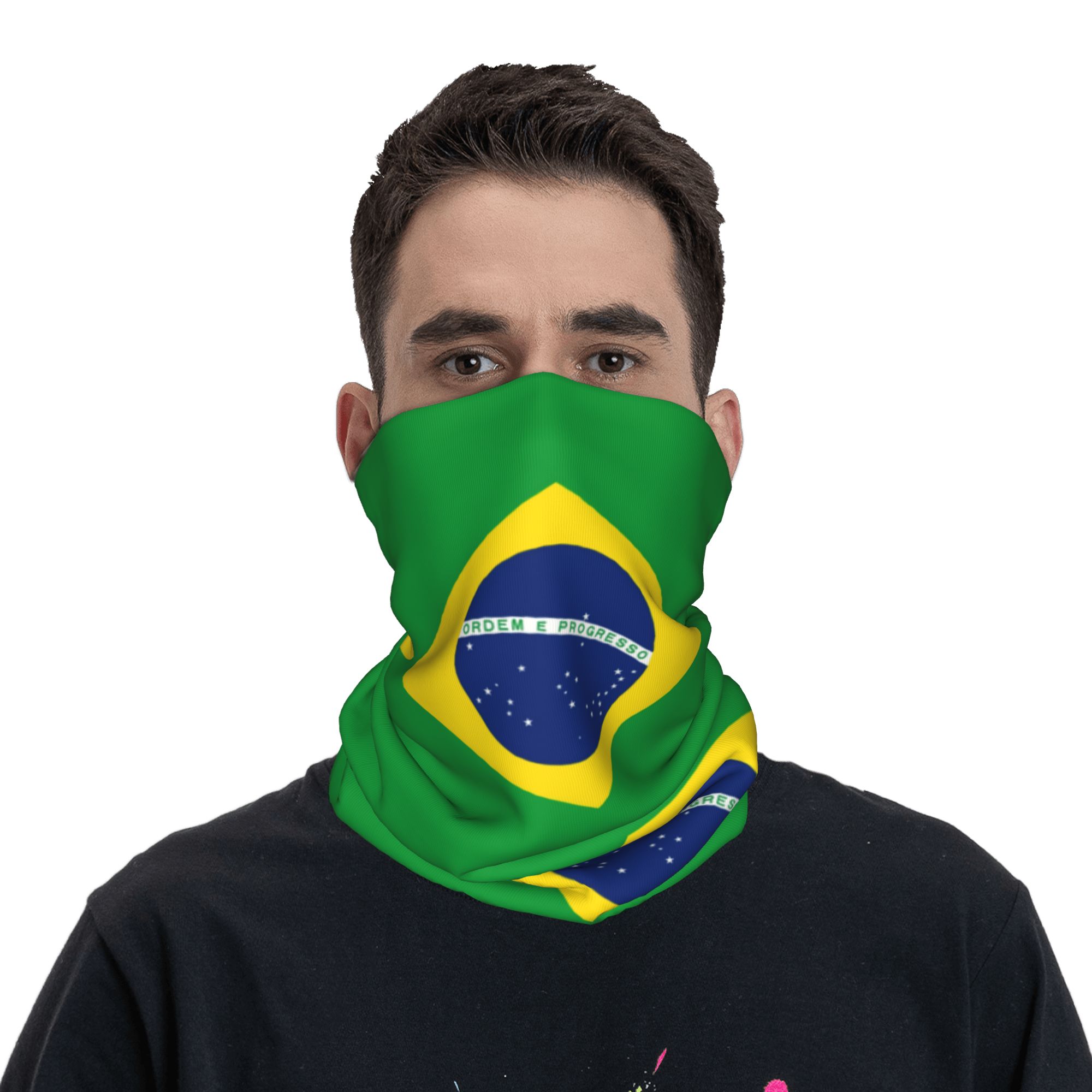 Custom Brazil Flag Bandana Nec – Neck Warmer Tube recenzja i cena