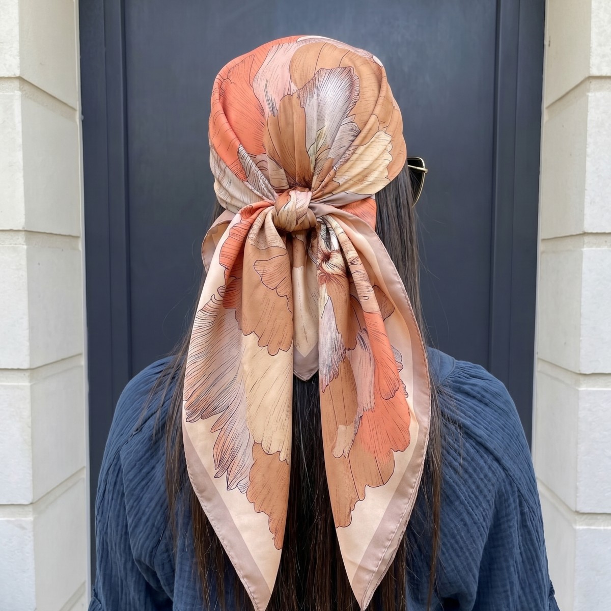 Women Silk Square Scarf Lady B – Pashmina Wrap Large recenzja i cena