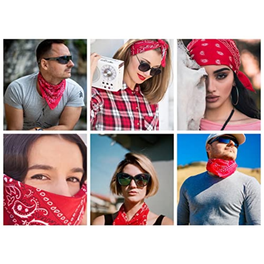 Gift Packaging Bandana for Men – Handkerchief Cotton Men recenzja i cena