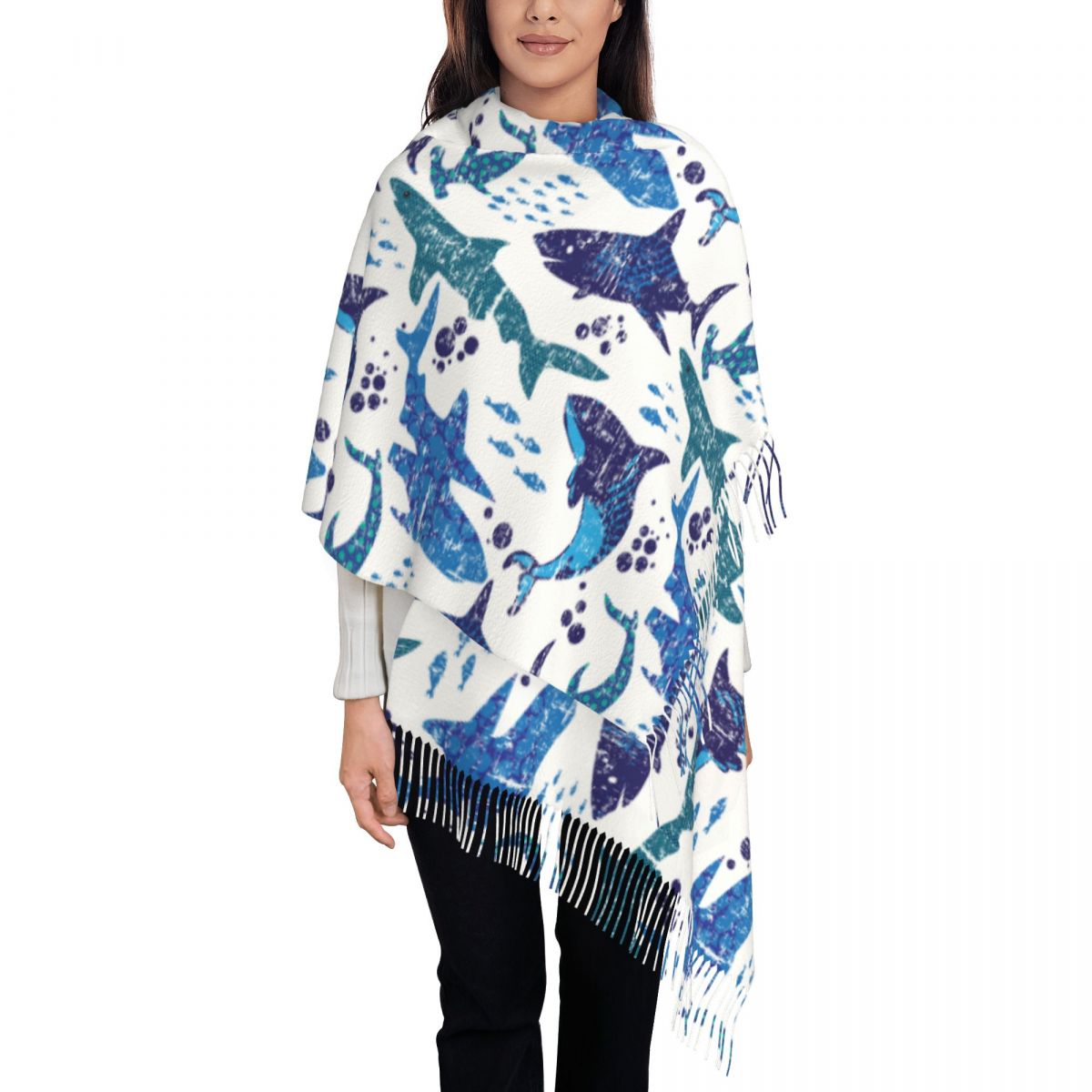 Shark Underwater World Ocean S – Pashmina Wrap Large recenzja i cena