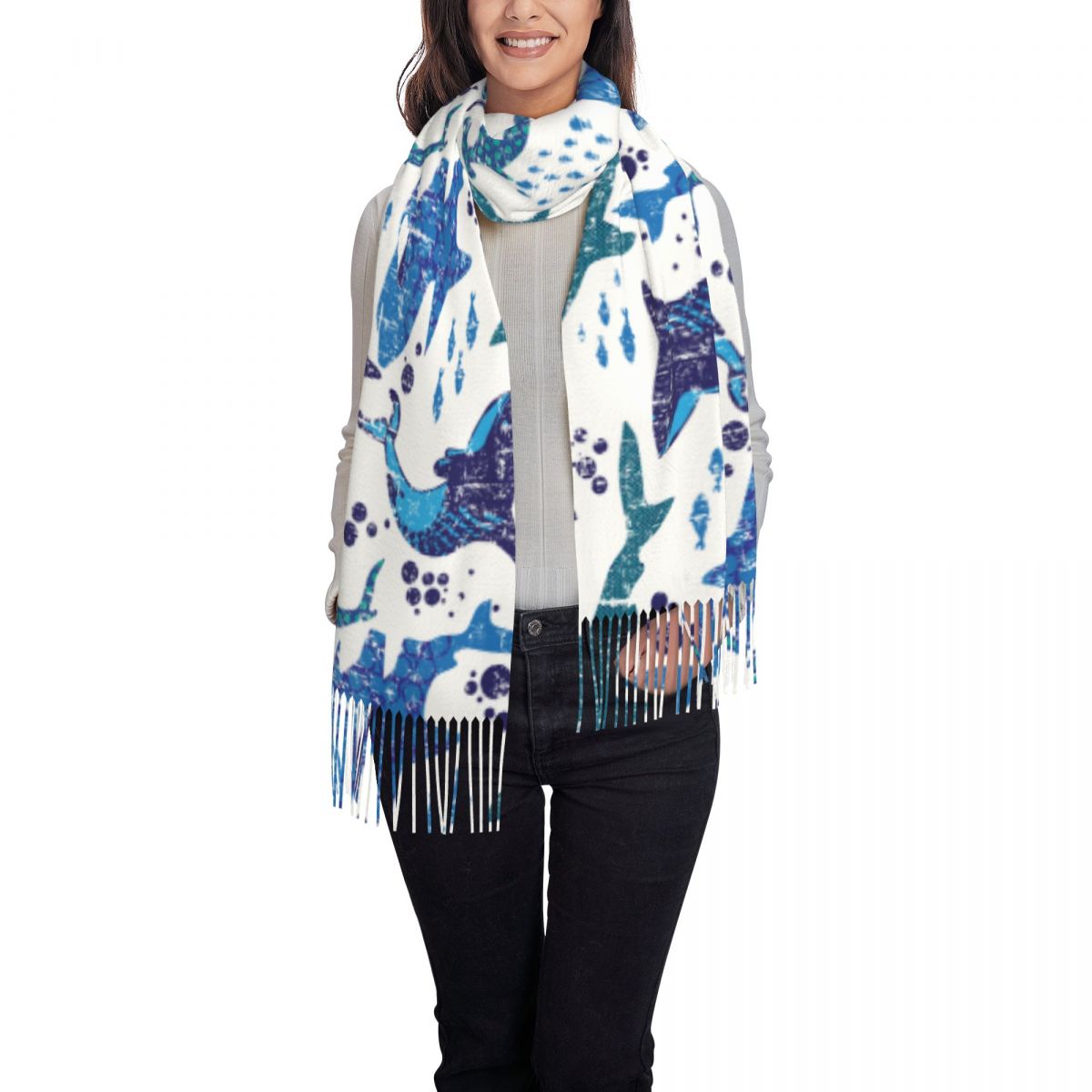 Shark Underwater World Ocean S – Pashmina Wrap Large recenzja i cena