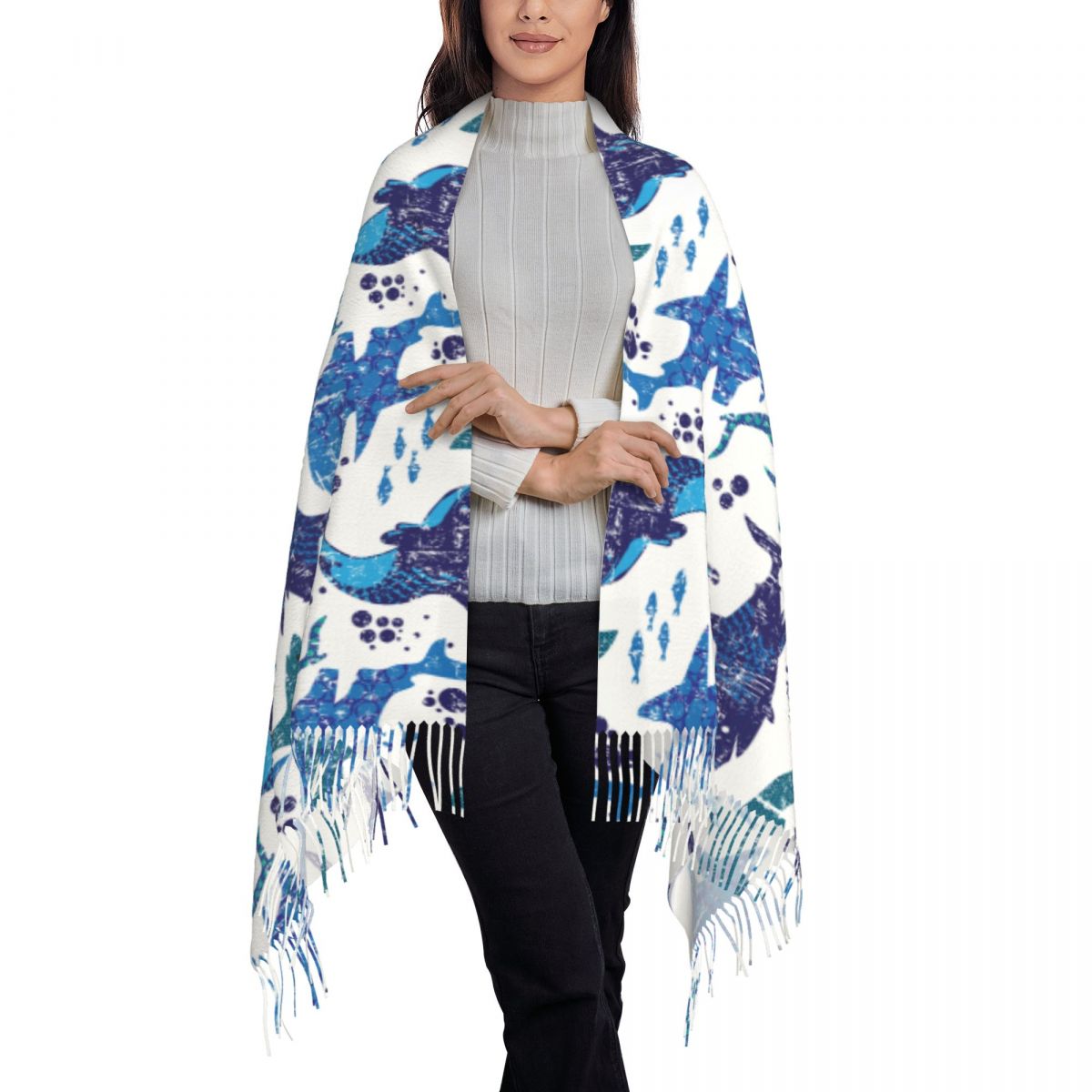 Shark Underwater World Ocean S – Pashmina Wrap Large recenzja i cena