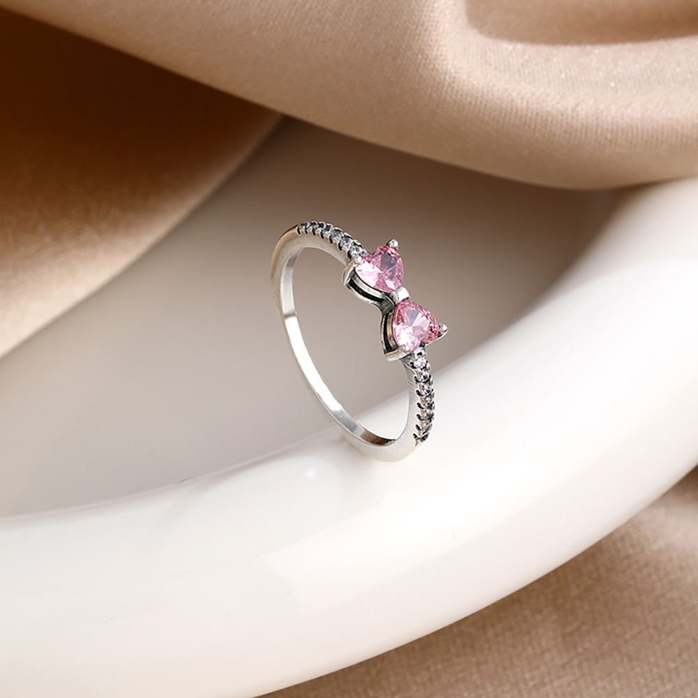 925 Sterling Silver Red Pink W – Tie Clip Silver recenzja i cena