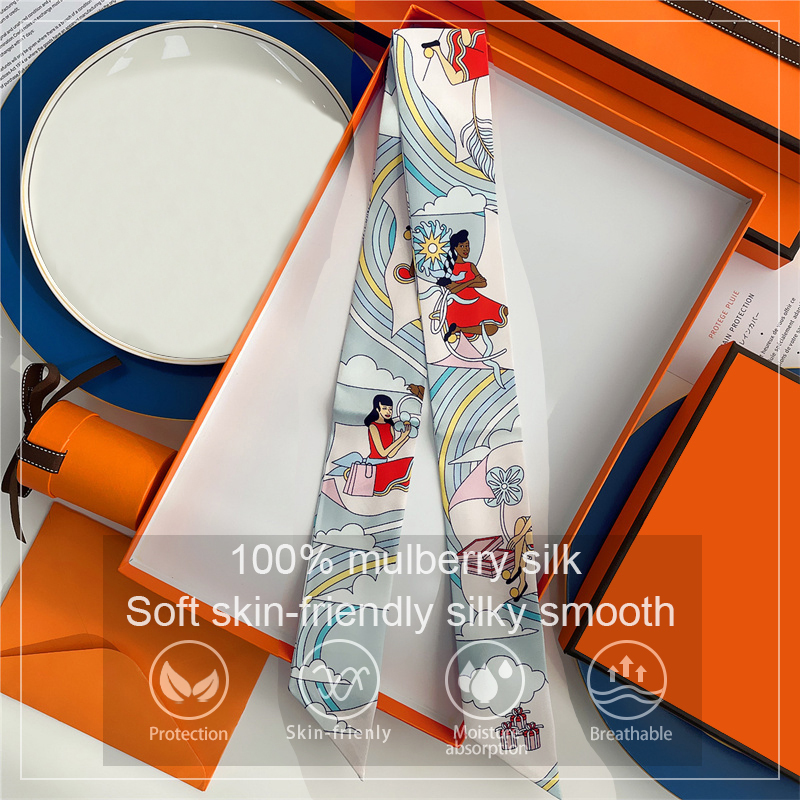 Women 100% Mulberry Silk Scarf – Silk Neck Scarf recenzja i cena