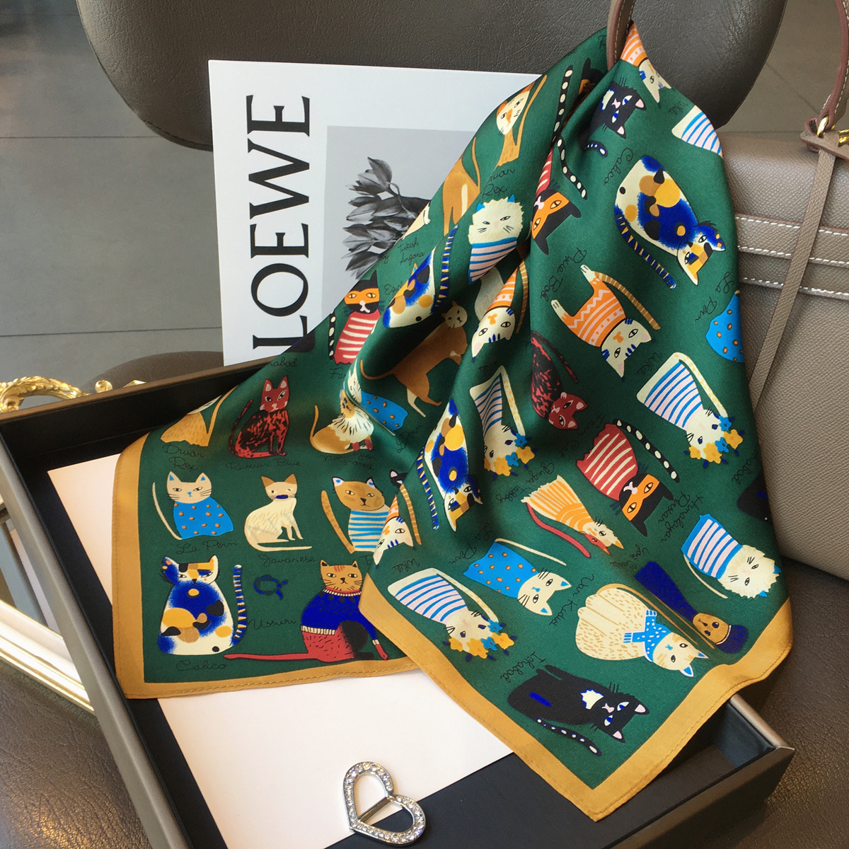 Luxury Brand 2023 Silk Square  – Silk Tie Striped recenzja i cena