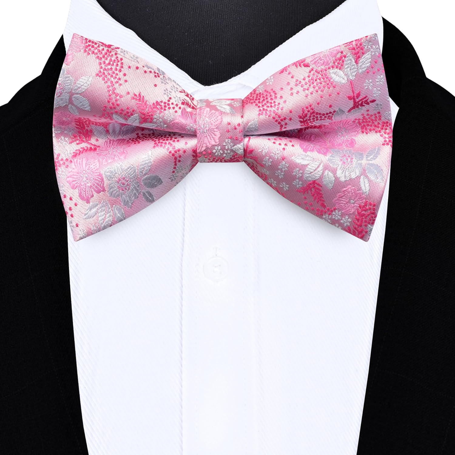 Floral Bow Tie & Handkerchief  – Bow Tie Pre Tied recenzja i cena