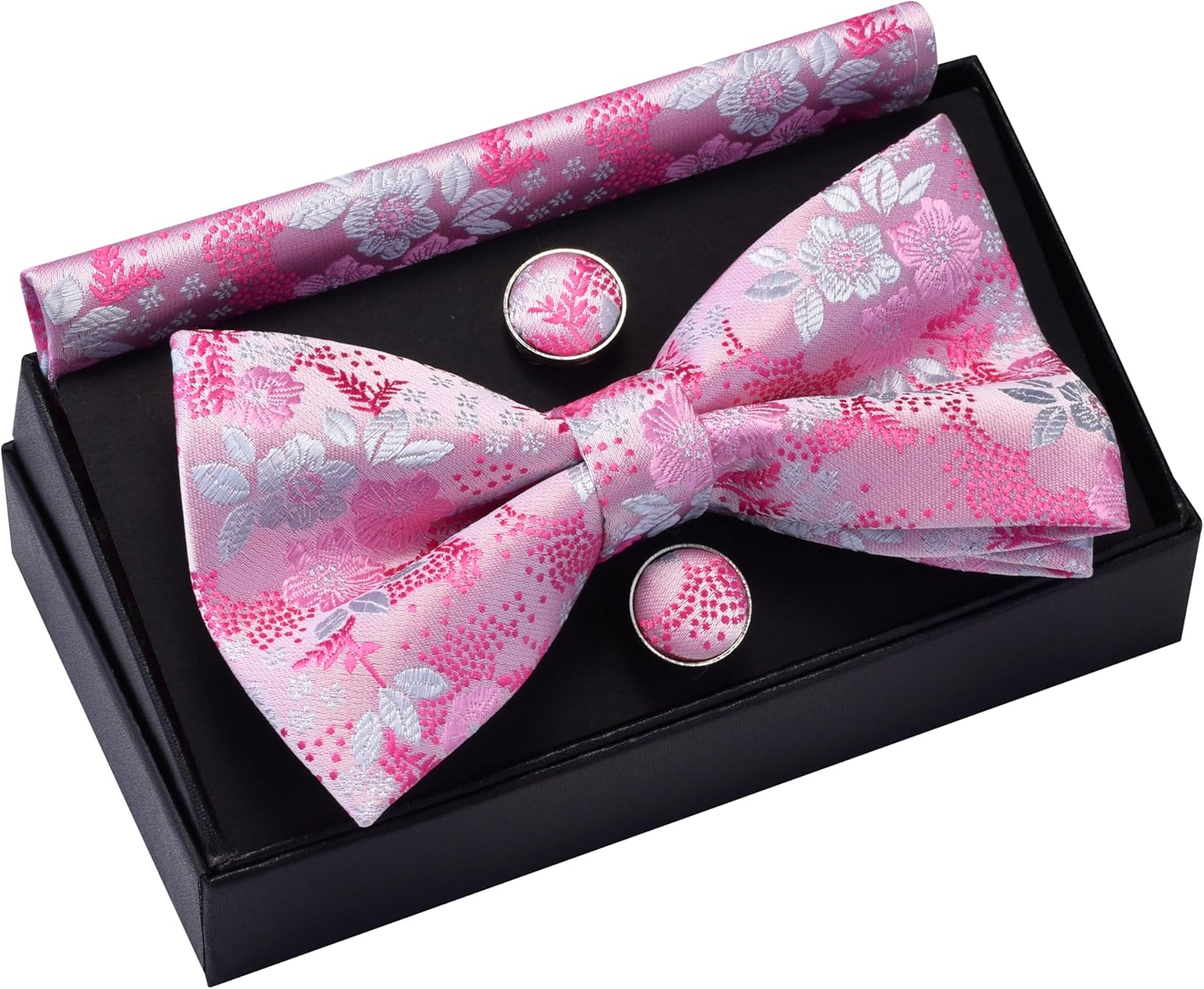 Floral Bow Tie & Handkerchief  – Bow Tie Pre Tied recenzja i cena