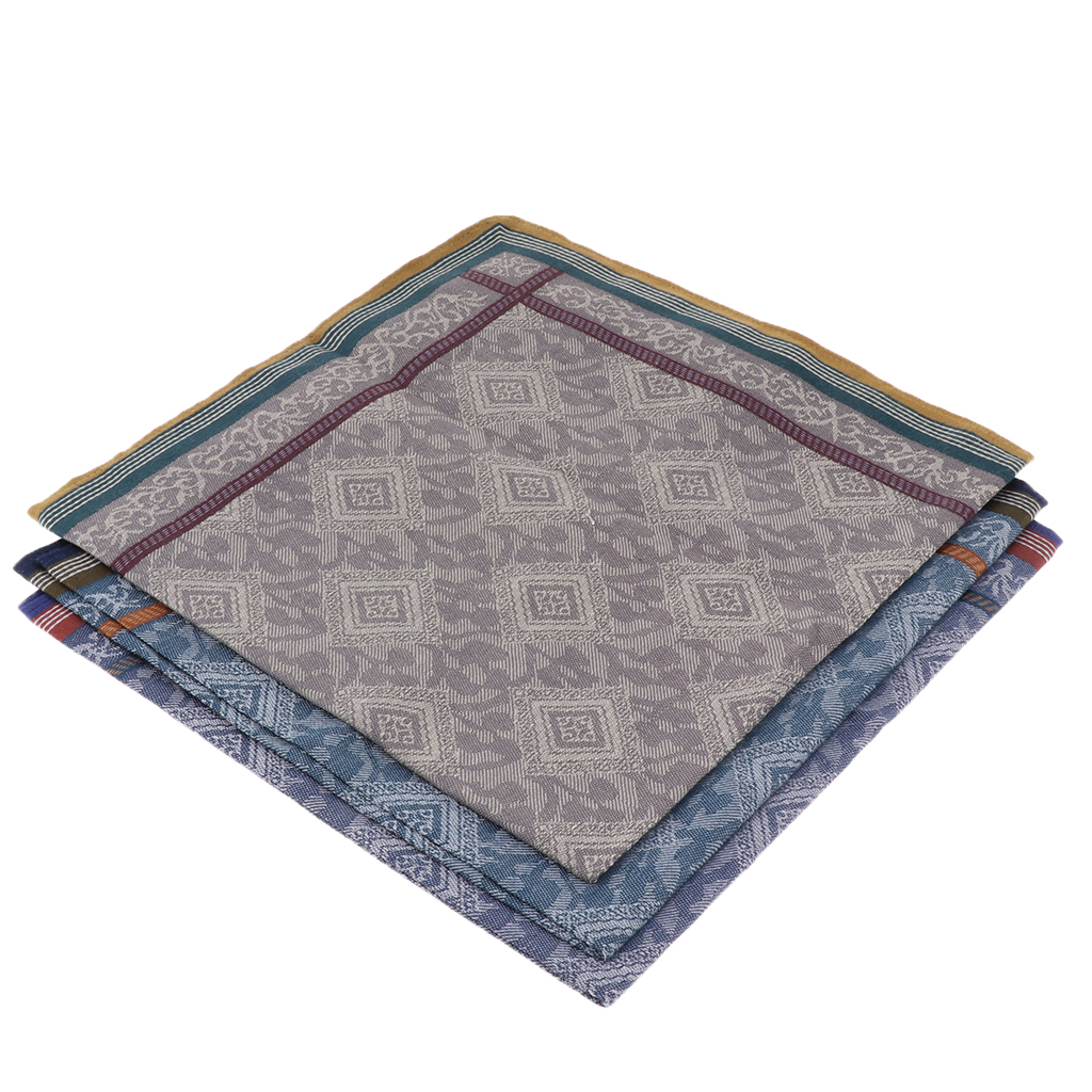 3pcs Classic Mens Plaid Handke – Handkerchief Cotton Men recenzja i cena
