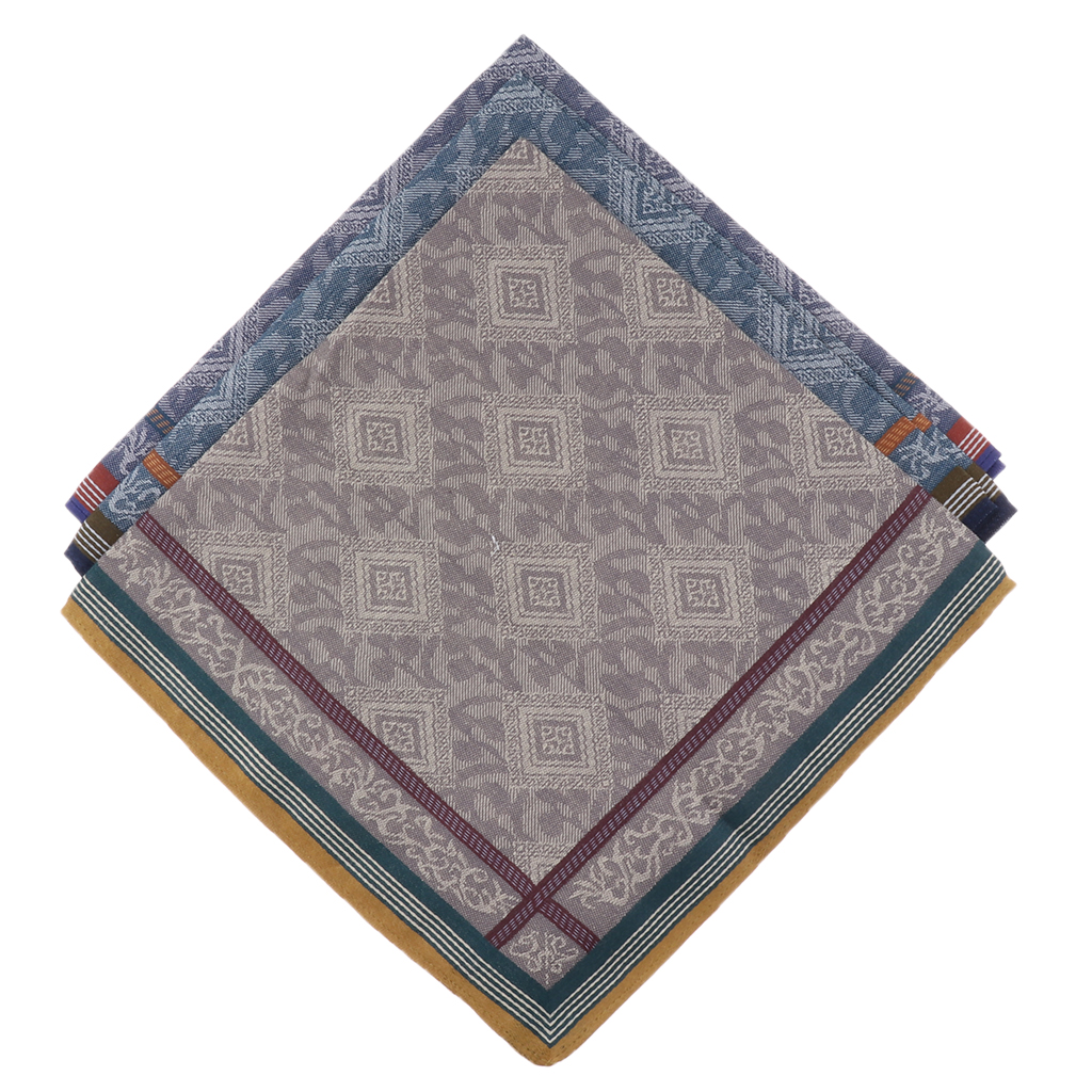 3pcs Classic Mens Plaid Handke – Handkerchief Cotton Men recenzja i cena
