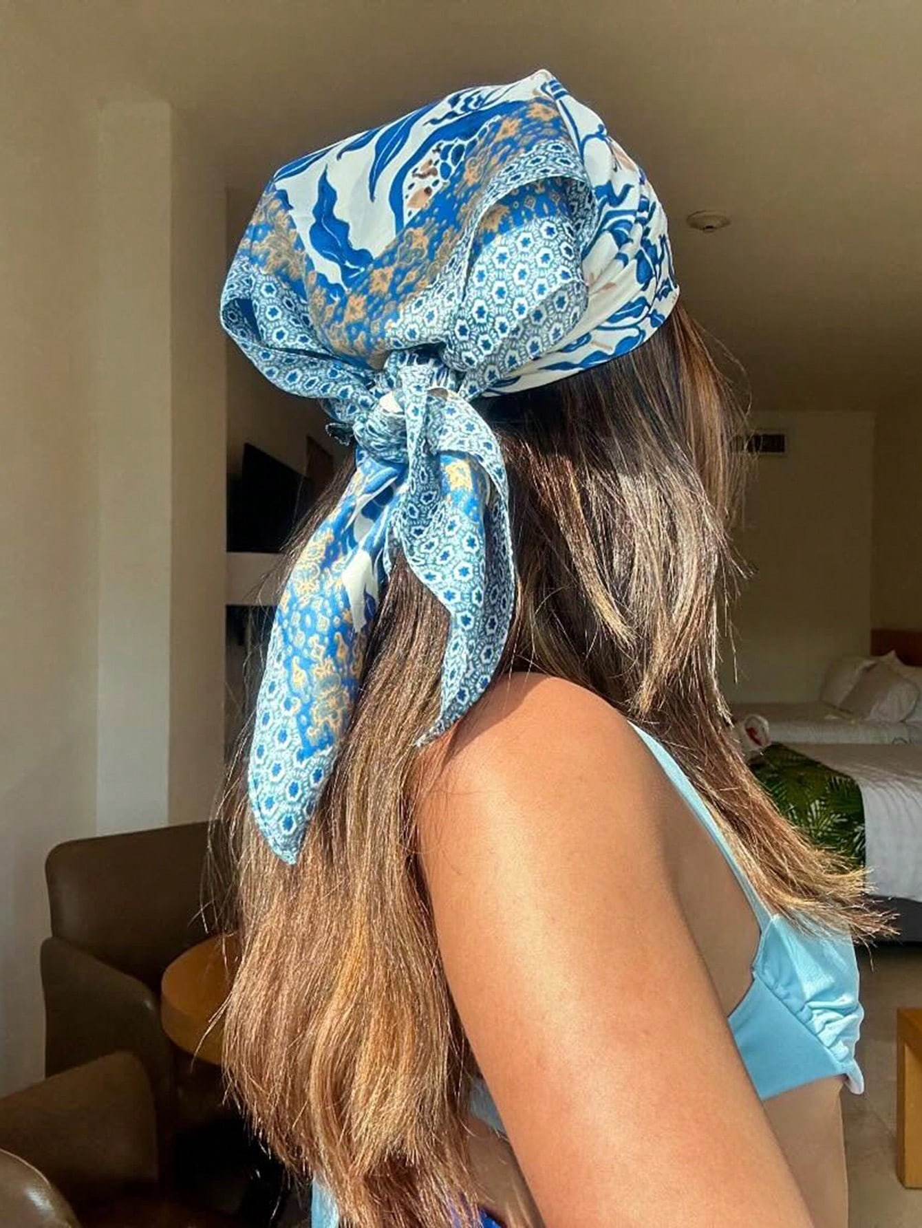Luxury Brand Bohemia Print Squ – Silk Neck Scarf recenzja i cena