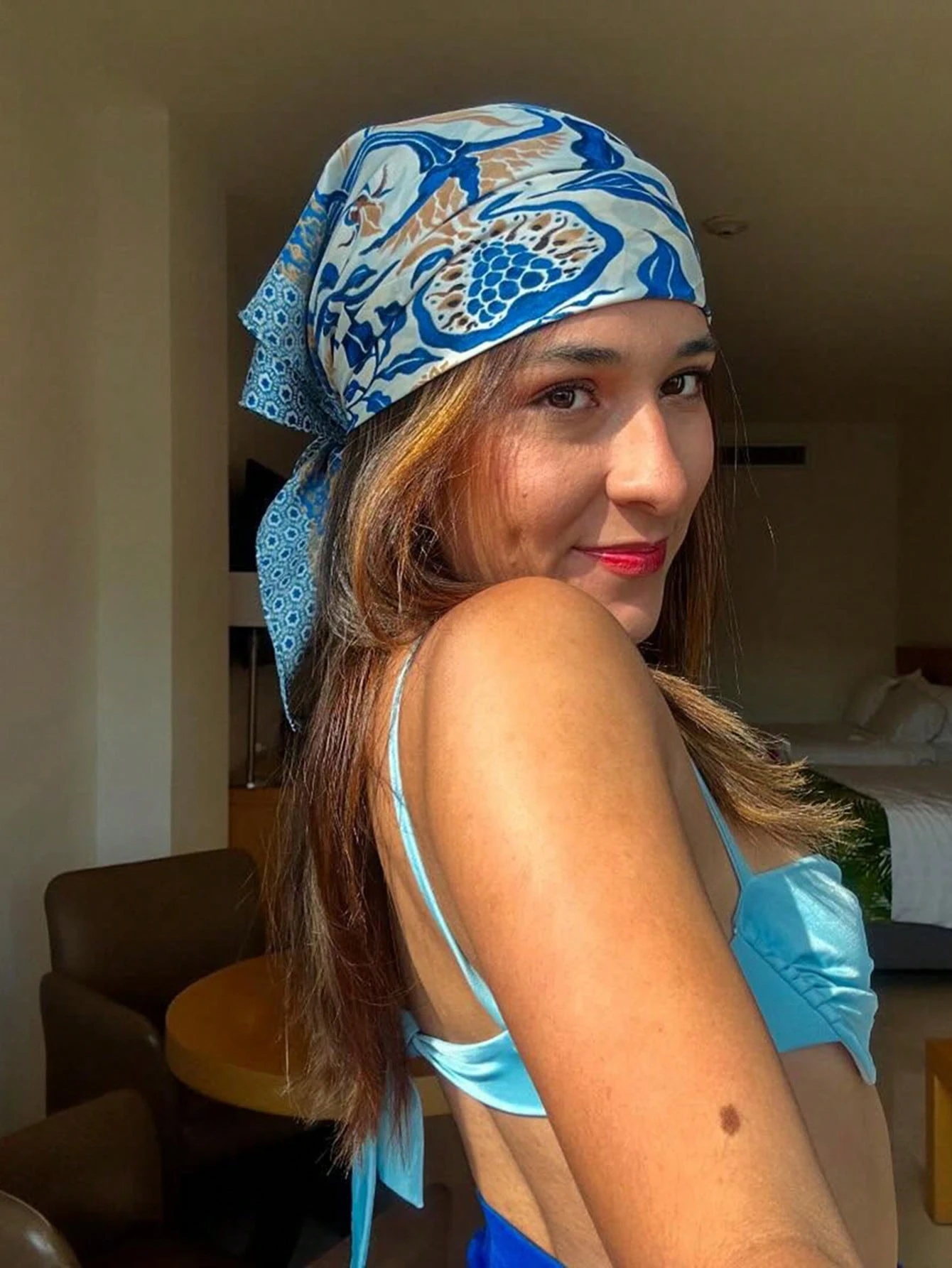 Luxury Brand Bohemia Print Squ – Silk Neck Scarf recenzja i cena