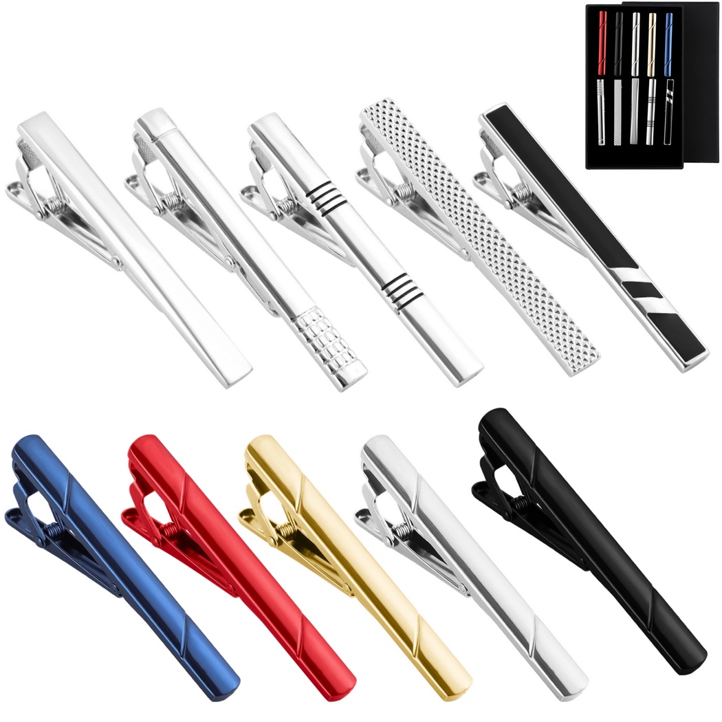 10Pcs Tie Clips Tie Clip Set F – Tie Bar Set Gift recenzja i cena
